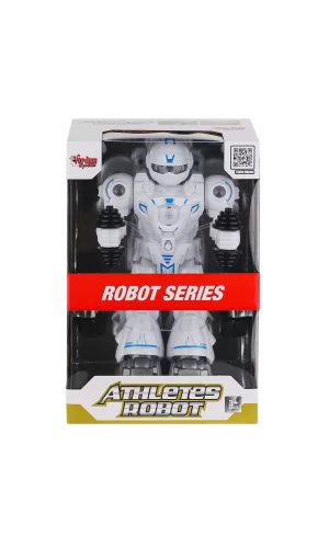 Df-6026 Işıklı Ve Müzikli Hareketli Atletik Sporcu Robot -vardem Oyuncak