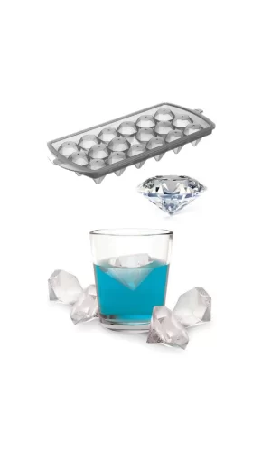 Diamond Elmas Şeklinde Buz Kalıbı 18 Bölmeli