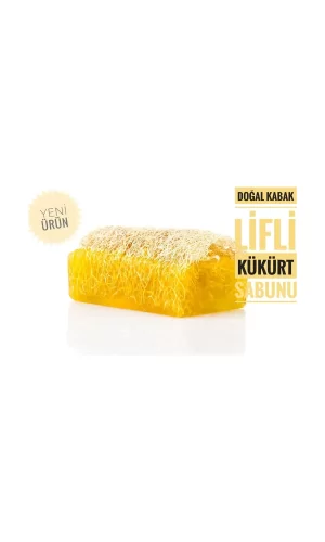 Doğal Kabak Lifli Kükürt Sabunu
