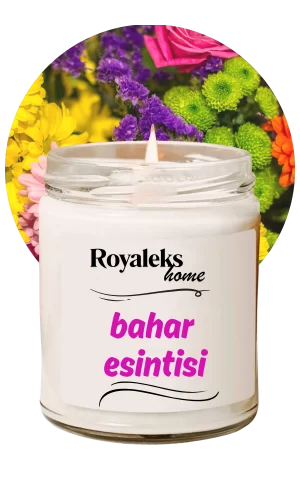 Doğal Özel Seri Kokulu Dekoratif Kavanoz Mum 210 cc - Bahar Esintisi - RYL