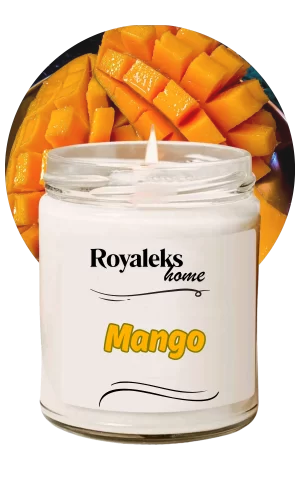Doğal Özel Seri Kokulu Dekoratif Kavanoz Mum 210 cc - Mango Esansı - RYL