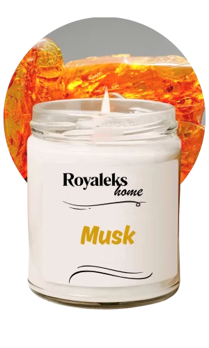 Doğal Özel Seri Kokulu Dekoratif Kavanoz Mum 210 cc - Musk Esansı - RYL