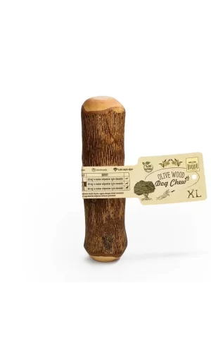 Doggie Doğal Zeytin Ağacı Çiğnenebilen Köpek Oyuncağı XL 20x4 cm 35 kg
