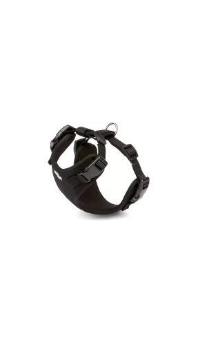 Doggie Havalı Ped Dokuma Köpek Göğüs Tasması 30/35 cm Siyah