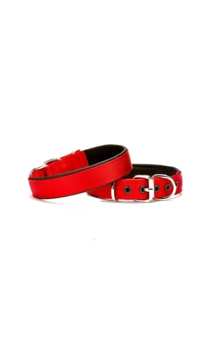 Doggie Softlu Köpek Boyun Tasması 1,5 cm x 30 cm Kırmızı
