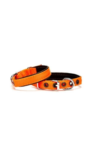 Doggie Softlu Köpek Boyun Tasması 1,5 cm x 35 cm Turuncu