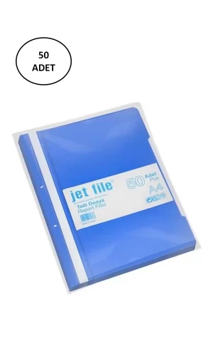 Dosy Jet File Telli Dosya A4 Mavi 50 Adet