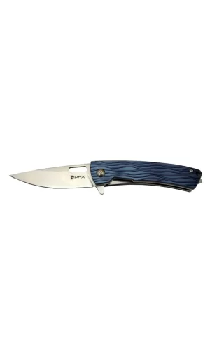 Dpx Gear Aculus F004 Bl Mavi  Kurtarma / Kamp Çakı 18cm - Yarı Otomatik, Cam Kırma Aparatlı, Kemerlikli, Kutulu