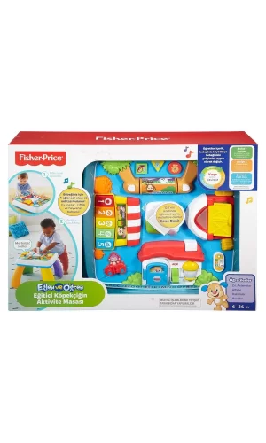Drh44 Fisher-price® Yaşa Göre Gelişim Eğitici Köpekçiğin Aktivite Masası Türkçe Ve İngilizce