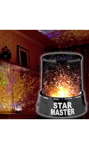 Duvara Işık Yıldız Yansıtan Star Master Gece Lambası