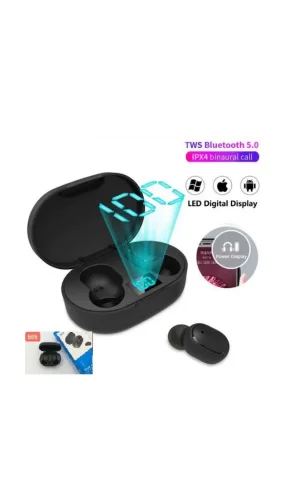 E6s Kablosuz Kulaklık Dijital Göstergeli Bluetooth Kulaklık 5.0