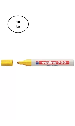 Edding Boya Dekor Markörü Sarı E-750 10lu