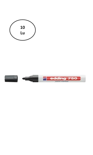 Edding Boya Dekor Markörü Siyah E-750 10lu
