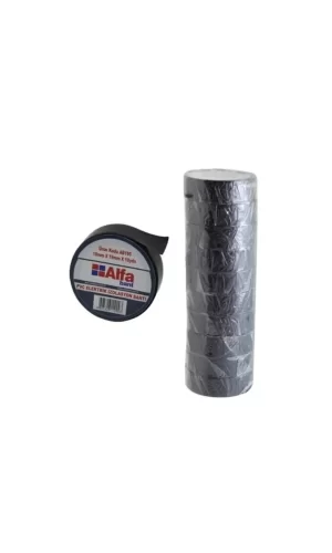 Elektrik Bantı Siyah 10lu Paket Alfa Bant Royaleks-HRD015