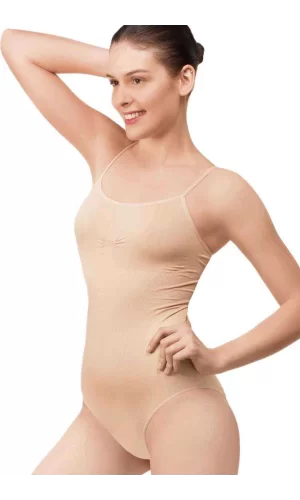 Elit Life Kadın Ten İnce Dikişsiz Askı Body Zıbın Atlet 874