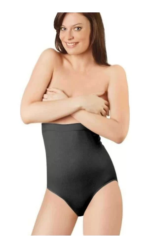Elite Life Dikişsiz Şekillendirici Silikonlu Kadın Siyah Slip Korse 890