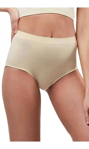Elite Lite Kadın Yüksek Bel Dikişsiz İz Yapmaz Slip Külot Ten 811