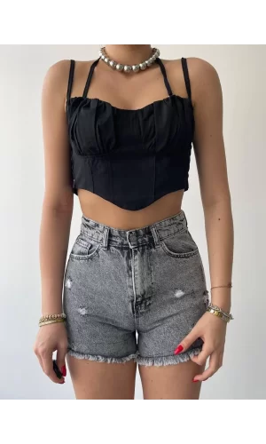 Elix Askılı Büstiyer Crop
