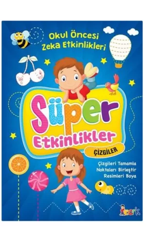 Ema Çocuk Süper Etkinlikler Kitabı Çizgiler