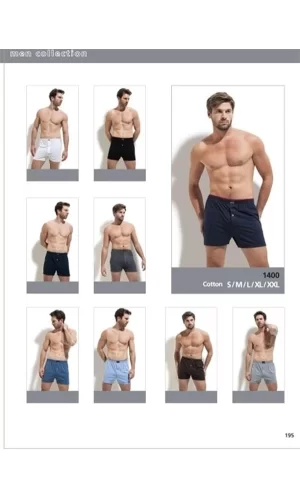 Erdem Erkek Penye Boxer 1400
