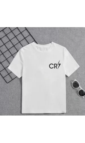 Erkek Çocuk Baskılı T-Shirt - Beyaz