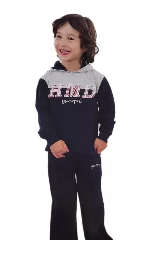 Erkek Çocuk Kapşonlu Eşofman Takımı