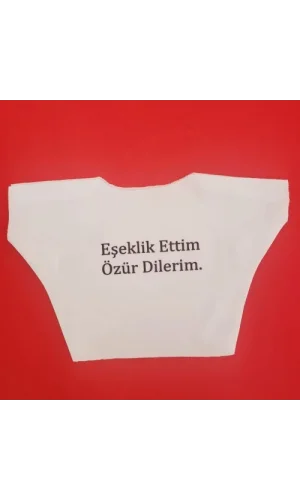 Eşeklik Ettim Yazılı Oyuncak Tişörtü