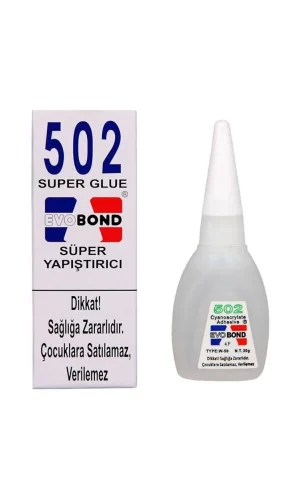 Evobond 502 Japon Yapıştırıcısı Süper Glue 20 Gr