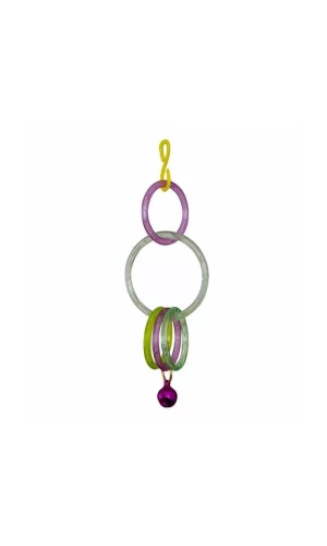 Exovit Olimpik Kuş Oyuncak Halka 5 x 14 cm 5 li