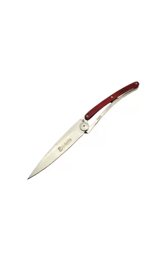 Ext 2990d Deejo Kırmızı Kamp Çakı 22,5cm- Manuel, Kemerlikli, Ultra Hafif