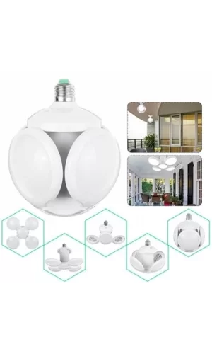 F-1997 Led Futbol Ufo Ampul E27 28w 360 Derece Katlanır Lamba Ac 220v Lamba Led Spot Işık Beyaz Glop Led