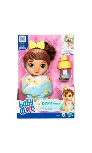 F9120 Baby Alive Şampuan Sevgisi Esmer Bebek +3 Yaş
