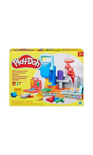 F9141 Play-doh Renkli El Aletleri Tezgahı Oyun Seti +3 Yaş