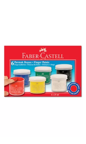Faber Castell Parmak Boyası 6 Renk