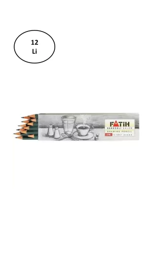 Fatih Dereceli Kurşun Kalem 2B 12 Li