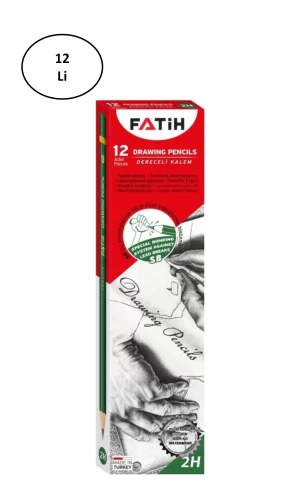 Fatih Dereceli Kurşun Kalem 2h FA15010KL2H 12 Li