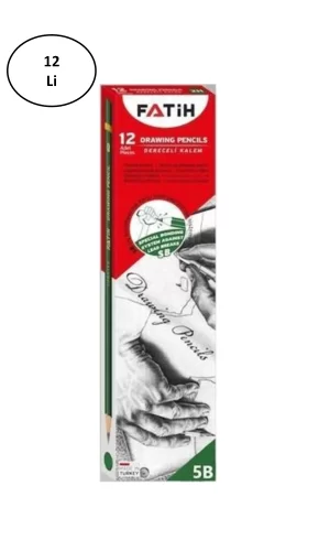 Fatih Dereceli Kurşun Kalem 5b 12 Li
