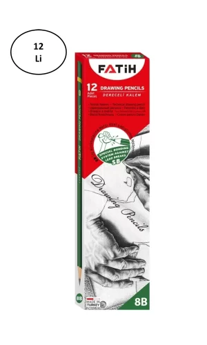 Fatih Dereceli Kurşun Kalem 8b 12 Li