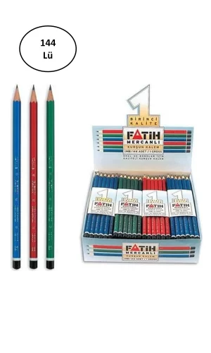 Fatih Kurşun Kalem Mercanlı 144lü