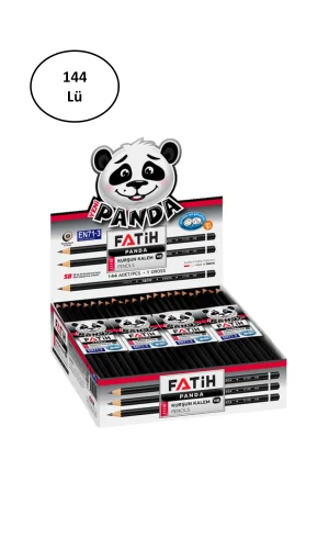 Fatih Kurşun Kalem Panda Yuvarlak 144lü
