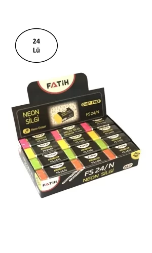 Fatih Neon Silgi Fs24 Fa36025slne (24 Lü Paket)
