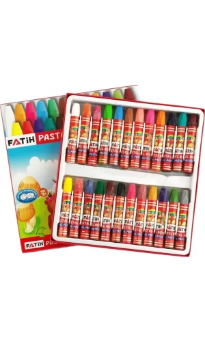 Fatih Pastel Boya 24 Renk King Size Kutulu