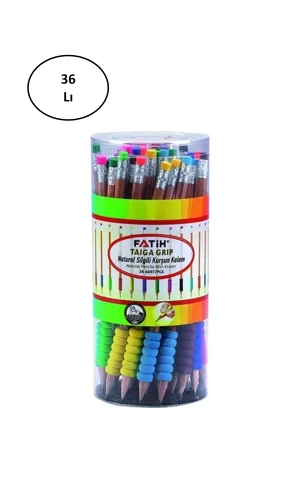 Fatih Taiga Naturel Eva Silgili Kalem 36lı