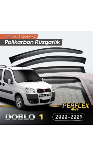 Fiat Doblo 1 2000-2009 Cam Rüzgarlığı V2 Düz