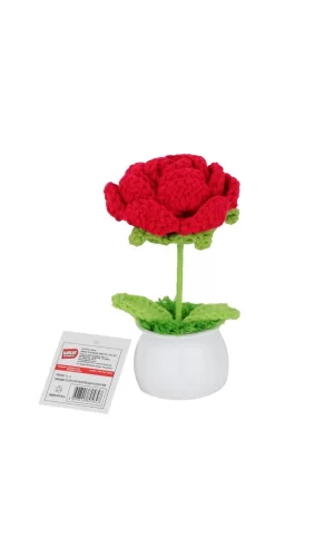 Fl-5 Kroşe Örgü Şakayık Çiçek -birliktoys