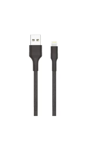 Force Cb431l Hasır Örgü Ve Ekstra Güçlendirilmiş Silikon Başlıklı Lightning Usb Hızlı Şarj Ve Data Kablo