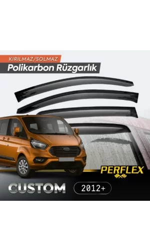 Ford Custom 2012+ Cam Rüzgarlığı V2 Düz