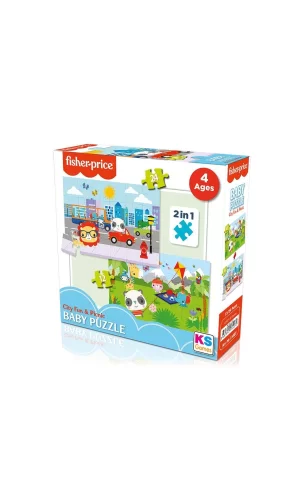 Fp 13407 Fisher Price Baby Puzzle City Fun Picnic 2ın1