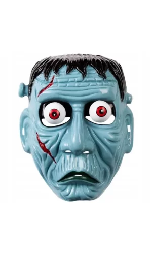 Frankenstein Temalı Sallanan Oynar Gözlü Maske
