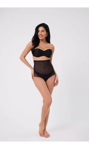 Freshness 0006 Lazer Kesim Tül Yüksek Bel Slip Korse